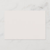 Romantic French Heron Wedding Suite RSVP Card エンクロージャーカード (裏面)