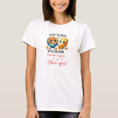 Romantic Funny Food Valentine Women T-Shirt Tシャツ (正面)
