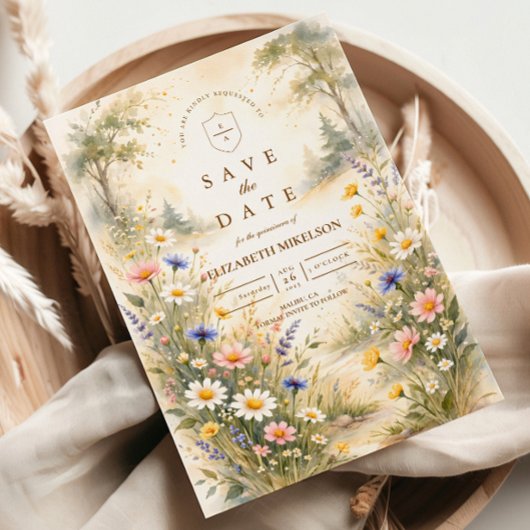 Romantic Garden Bloom Quinceañera セーブザデート