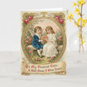 Romantic Garden Card カード (黄色い花)