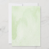 Romantic Garden String Lights Save the Date 案内状 (裏面)