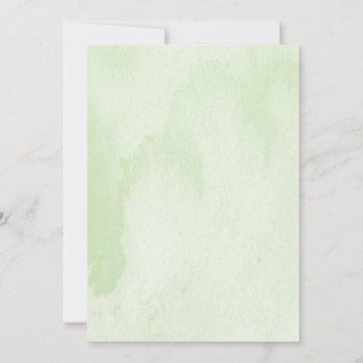 Romantic Garden String Lights Save the Date 案内状 (裏面)