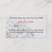 Romantic generic Business card 名刺 (裏面)