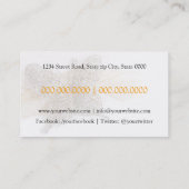 Romantic generic Business card with butterfly 名刺 (裏面)
