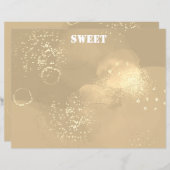 Romantic glitter pink art (正面/裏面)