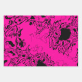 Romantic glitter pink art ラッピングペーパーシート (正面2)