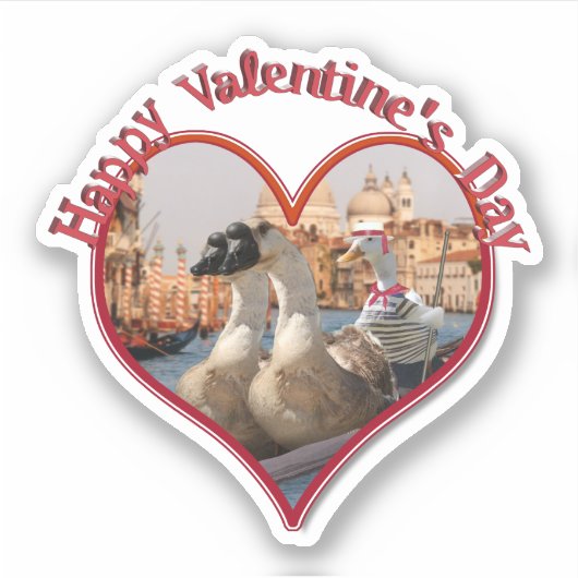 Romantic Gondola Ride for Valentine's Day シール (正面)