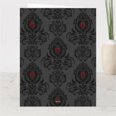 Romantic Goth Valentine  カード (裏面)