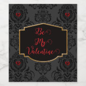 Romantic Goth Valentine  ワインラベル (シングルラベル)