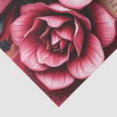 Romantic Gothic Hearts and flowers Tissue Paper 薄葉紙 (詳細)