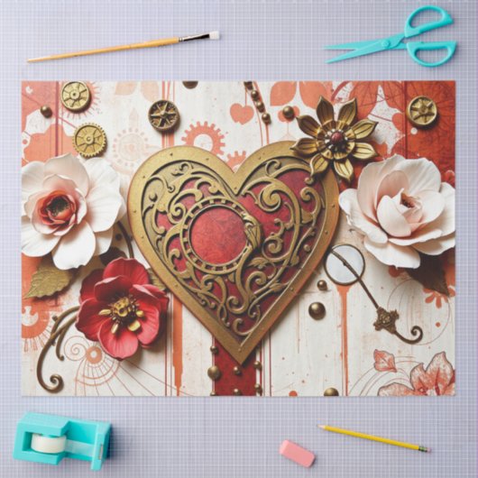 Romantic Gothic Tissue Paper 薄葉紙 (クラフト)