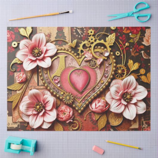 Romantic Gothic Tissue Paper 薄葉紙 (クラフト)