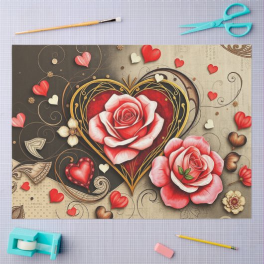 Romantic Gothic Tissue Paper 薄葉紙 (クラフト)