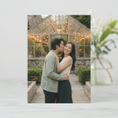 Romantic Green Photo 招待状 (スタンド正面)