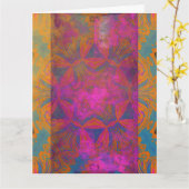 Romantic Harmony in Soft Shades カード (黄色い花)