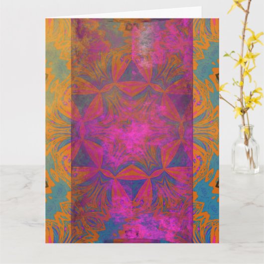 Romantic Harmony in Soft Shades カード (黄色い花)