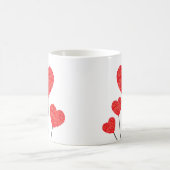 Romantic Heart Balloons Mug コーヒーマグカップ (中央)