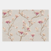 Romantic Heart Blossom Wrapping Paper – Soft  ラッピングペーパーシート (正面)