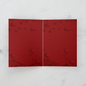 Romantic Heart Greeting Card カード (内部)