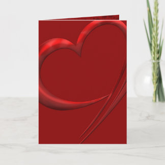 Romantic Heart Greeting Card カード