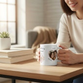 Romantic Heart Lock Couple Photo Mug コーヒーマグカップ