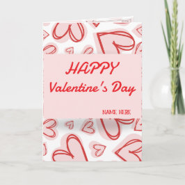 Romantic Heart Love Card – Valentine’s Day Holiday シーズンカード