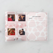 Romantic Heart Love Card – Valentine’s Day Holiday シーズンカード (内部)