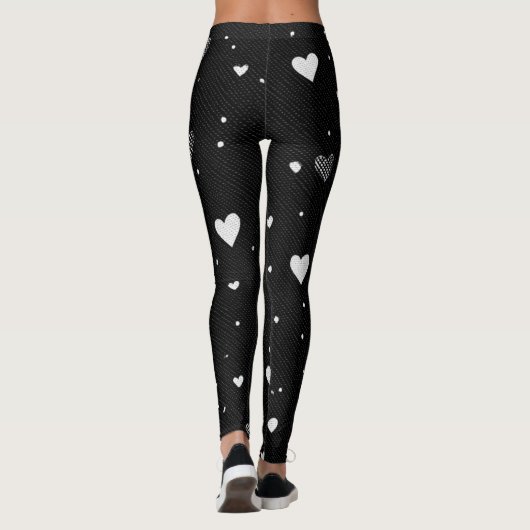 Romantic Heart Pattern Leggings – Perfect Valentin レギンス (裏面)