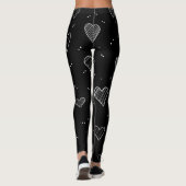 Romantic Heart Pattern Leggings – Perfect Valentin レギンス (裏面)