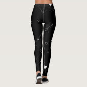 Romantic Heart Pattern Leggings – Perfect Valentin レギンス (裏面)