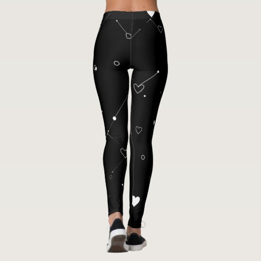 Romantic Heart Pattern Leggings – Perfect Valentin レギンス (裏面)