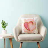 Romantic Heart Pillow design クッション (椅子)