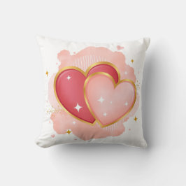 Romantic Heart Pillow design クッション