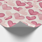 "Romantic Heart Wrapping Paper ラッピングペーパー (角)