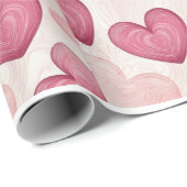 "Romantic Heart Wrapping Paper ラッピングペーパー (ロールコーナー)