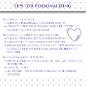 Romantic Hearts Lavender Love Purple クッション