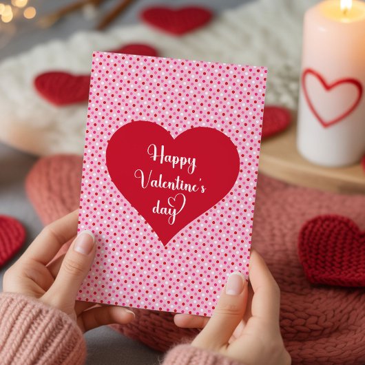 Romantic Hearts Valentine Card for Boyfriend シーズンカード