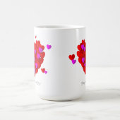 Romantic Hearts Valentine’s cup コーヒーマグカップ (中央)