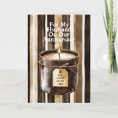 Romantic I Love You Anniversary Blue Motorcycle カード (正面)