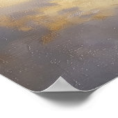 Romantic Ice Skating Couple Christmas Wall Art ポスター (角)