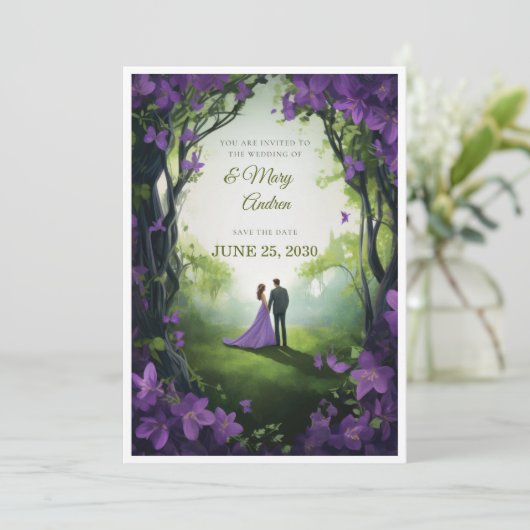 ROMANTIC INVITATION 招待状 (スタンド正面)