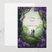 ROMANTIC INVITATION 招待状 (正面/裏面)