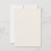 Romantic Italian Tuscan Wedding Thank You Card サンキューカード (裏面)