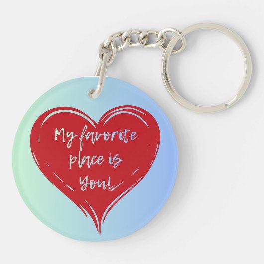 Romantic keychain  キーホルダー (裏面)