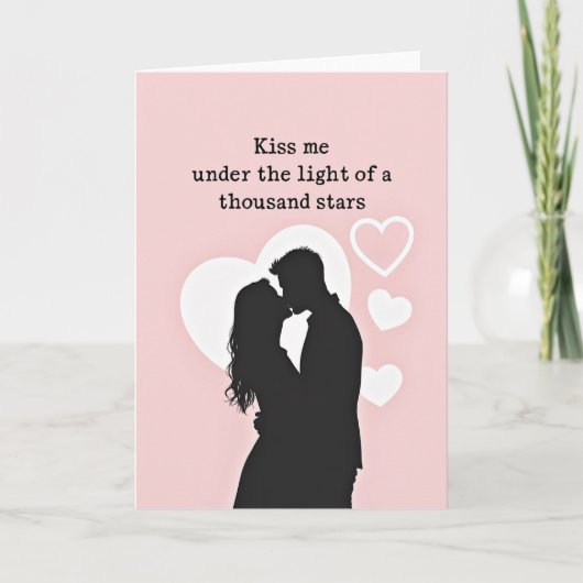 Romantic Kiss Under The Stars Card カード (正面)