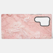 Romantic Lace Pink Floral & Pearl Phone Case Samsung Galaxyケース (裏面横)