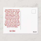 Romantic Ladybugs in Flight ポストカード (裏面)