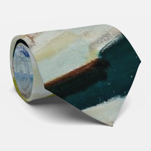 Romantic Landscape by Wassily Kandinsky ネクタイ (ロール)