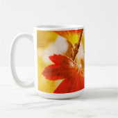 Romantic Leaves Boho – Botanical Fantasy Thanks コーヒーマグカップ (左)