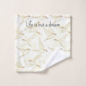 Romantic life is but a dream birds   バスタオルセット (ウォッシュタオル)